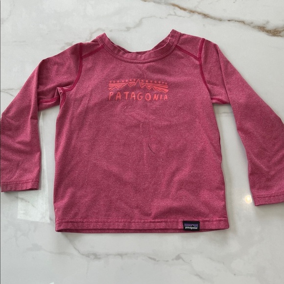 Toddler 2T Patagonia Fuchsia Long Sleeve Top - Picture 1 of 5